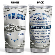 Load image into Gallery viewer, Personalized 20oz Stainless Steel Tumbler for Daughter Gift