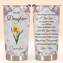 Load image into Gallery viewer, Personalized 20oz Stainless Steel Tumbler Custom Gift for Daughter