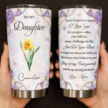 Load image into Gallery viewer, Personalized 20oz Stainless Steel Tumbler Custom Gift for Daughter