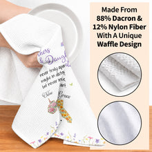 Load image into Gallery viewer, Personalized Kitchen Towel Custom State Flowers Gift for Mom