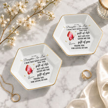 Load image into Gallery viewer, Personalized Hexagonal Jewelry Dish Custom Name Gift for Daughter-in-Law