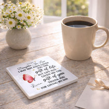 Load image into Gallery viewer, Personalized Square Ceramic Coaster Custom Gift for Daughter-in-Law