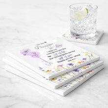 Load image into Gallery viewer, Personalized Ceramic Coaster Custom Name Gift for Daughter-in-Law