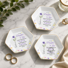 Load image into Gallery viewer, Personalized Hexagonal Ceramic Jewelry Dish for Daughter-in-Law Gift