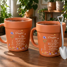 Load image into Gallery viewer, Personalized Plant Pot Ceramic Mug Custom Gift for Daughter-in-Law
