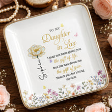 Load image into Gallery viewer, Personalized Jewelry Dish Custom Gift for Daughter-in-Law