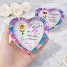 Load image into Gallery viewer, Personalized Heart Jewelry Dish Custom Name Gift for Daughter-in-Law