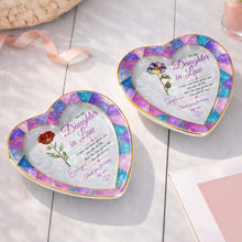 Load image into Gallery viewer, Personalized Heart Jewelry Dish Custom Name Gift for Daughter-in-Law