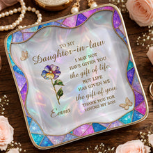 Load image into Gallery viewer, Personalized Ceramic Jewelry Dish Custom Gift for Daughter-in-Law