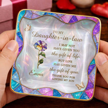 Load image into Gallery viewer, Personalized Ceramic Jewelry Dish Custom Gift for Daughter-in-Law