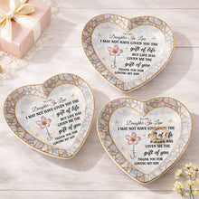 Load image into Gallery viewer, Personalized Heart Jewelry Dish Custom Name Gift for Daughter-in-Law