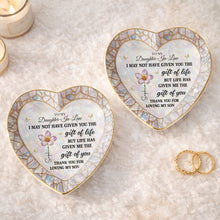 Load image into Gallery viewer, Personalized Heart Jewelry Dish Custom Name Gift for Daughter-in-Law
