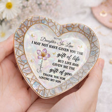 Load image into Gallery viewer, Personalized Heart Jewelry Dish Custom Name Gift for Daughter-in-Law