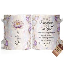 Load image into Gallery viewer, Personalized Coffee Mug Birth Month Flower Gift for Daughter-in-Law