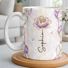 Load image into Gallery viewer, Personalized Coffee Mug Birth Month Flower Gift for Daughter-in-Law