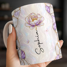 Load image into Gallery viewer, Personalized Coffee Mug Birth Month Flower Gift for Daughter-in-Law