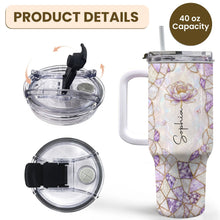 Load image into Gallery viewer, Personalized 40oz Tumbler with Birth Month Flower Gift for Daughter-in-Law