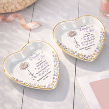 Load image into Gallery viewer, Personalized Heart Jewelry Dish Custom Name Gift for Daughter-in-Law