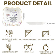 Load image into Gallery viewer, Personalized Lace Jewelry Dish Custom Gift for Daughter-in-Law