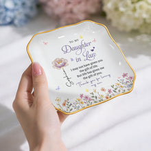 Load image into Gallery viewer, Personalized Lace Jewelry Dish Custom Gift for Daughter-in-Law