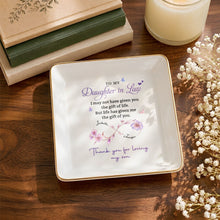 Load image into Gallery viewer, Personalized Ceramic Jewelry Dish Custom Gift for Daughter-in-Law
