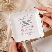 Load image into Gallery viewer, Personalized Ceramic Jewelry Dish Custom Gift for Daughter-in-Law