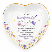 Load image into Gallery viewer, Personalized Heart Jewelry Dish Custom Name Gift for Daughter-in-Law