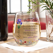 Load image into Gallery viewer, Personalized Wine Glass Custom Name Gift for Daughter-In-Law