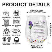Load image into Gallery viewer, Personalized Wine Glass Custom Name Gift for Daughter-In-Law