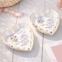 Load image into Gallery viewer, Personalized Heart-Shaped Jewelry Dish Custom Name Gift for Daughter-in-Law