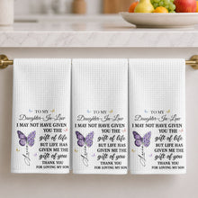 Load image into Gallery viewer, Personalized Kitchen Towel Custom Towel Gift for Daughter-In-Law