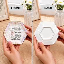 Load image into Gallery viewer, Personalized Hexagonal Ceramic Jewelry Dish Gift for Daughter-In-Law