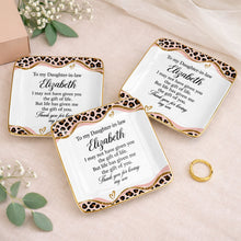 Load image into Gallery viewer, Personalized Leopard Pattern Jewelry Dish Gift for Daughter-in-Law