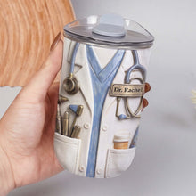 Load image into Gallery viewer, Personalized 10oz Stainless Steel Tumbler for Doctors - Custom Name Gift