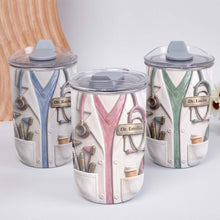 Load image into Gallery viewer, Personalized 10oz Stainless Steel Tumbler for Doctors - Custom Name Gift