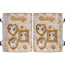 Load image into Gallery viewer, Personalized Accent Mug Forever Loved Custom Dog Photo Gift
