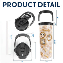 Load image into Gallery viewer, Personalized 30oz Stainless Steel Tumbler Dog Lover Gift