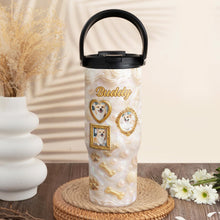 Load image into Gallery viewer, Personalized 30oz Stainless Steel Tumbler Dog Lover Gift