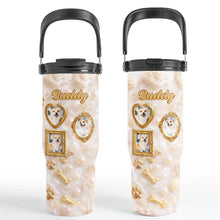 Load image into Gallery viewer, Personalized 30oz Stainless Steel Tumbler Dog Lover Gift