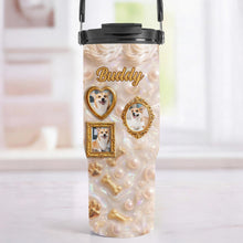 Load image into Gallery viewer, Personalized 30oz Stainless Steel Tumbler Dog Lover Gift
