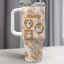 Load image into Gallery viewer, Personalized 40oz Tumbler Custom Name Dog Lover Gift