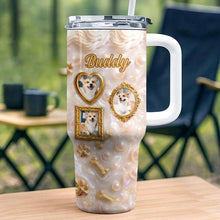 Load image into Gallery viewer, Personalized 40oz Tumbler Custom Name Dog Lover Gift
