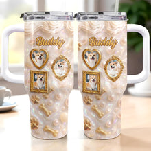 Load image into Gallery viewer, Personalized 40oz Tumbler Custom Name Dog Lover Gift