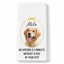 Load image into Gallery viewer, Personalized Dog Photo Kitchen Towel Custom Gift for Dog Mom/Dad
