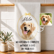Load image into Gallery viewer, Personalized Dog Photo Kitchen Towel Custom Gift for Dog Mom/Dad