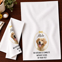 Load image into Gallery viewer, Personalized Dog Photo Kitchen Towel Custom Gift for Dog Mom/Dad