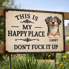 Load image into Gallery viewer, Personalized Metal Sign Custom Dog Lover Gift for Home