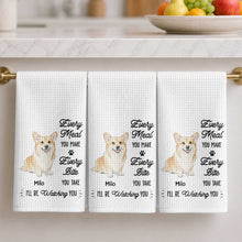 Load image into Gallery viewer, Personalized Corgi Dog Kitchen Towel Custom Gift for Dog Mom