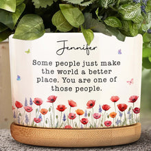 Load image into Gallery viewer, Personalized Ceramic Plant Pot Custom Name Gift for Bestie