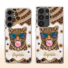 Load image into Gallery viewer, Personalized Clear Phone Case Custom Name Girl Boss Gift